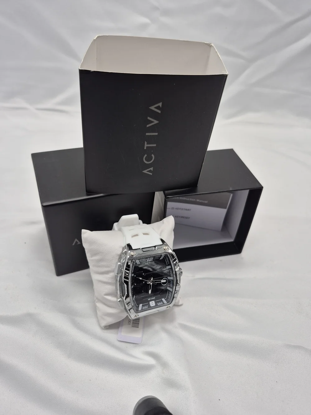 Activa Stamina Series Sport Watch - White & Rose Gold